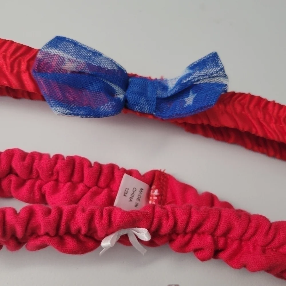 Girls Bow and Flower Headband Bundle